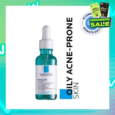 LA ROCHE-POSAY La Roche-Posay Effaclar Serum Ultra Concentrate (Anti-Acne Serum with Salicylic, Glycolic Acid, Niacinamide for Oily Acne-Prone Skin) 30ml