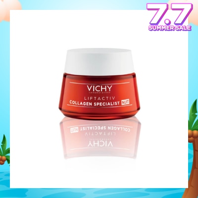 VICHY LiftActiv Collagen Specialist Night Cream (For Lack of Firmness and Uneven Skin Tone) 50ml