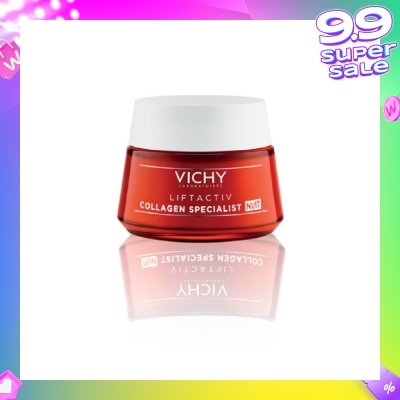 VICHY LiftActiv Collagen Specialist Night Cream (For Lack of Firmness and Uneven Skin Tone) 50ml
