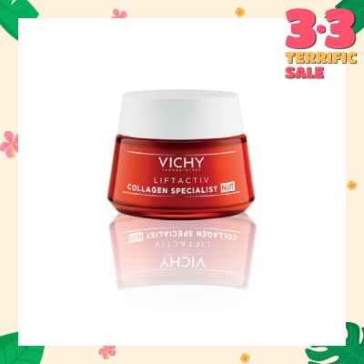 VICHY LiftActiv Collagen Specialist Night Cream (For Lack of Firmness and Uneven Skin Tone) 50ml