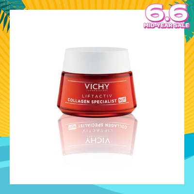 VICHY LiftActiv Collagen Specialist Night Cream (For Lack of Firmness and Uneven Skin Tone) 50ml