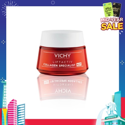 VICHY LiftActiv Collagen Specialist Night Cream (For Lack of Firmness and Uneven Skin Tone) 50ml