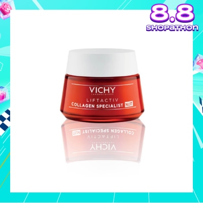 VICHY LiftActiv Collagen Specialist Night Cream (For Lack of Firmness and Uneven Skin Tone) 50ml