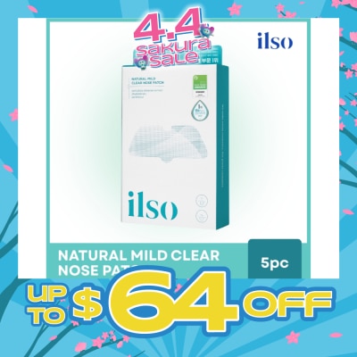 ILSO - Natural Mild Clear Nose Patch 5s