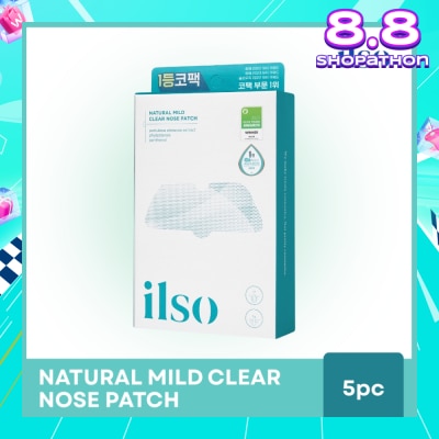 ILSO Natural Mild Clear Nose Patch 5s