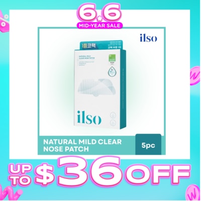 ILSO - Natural Mild Clear Nose Patch 5s