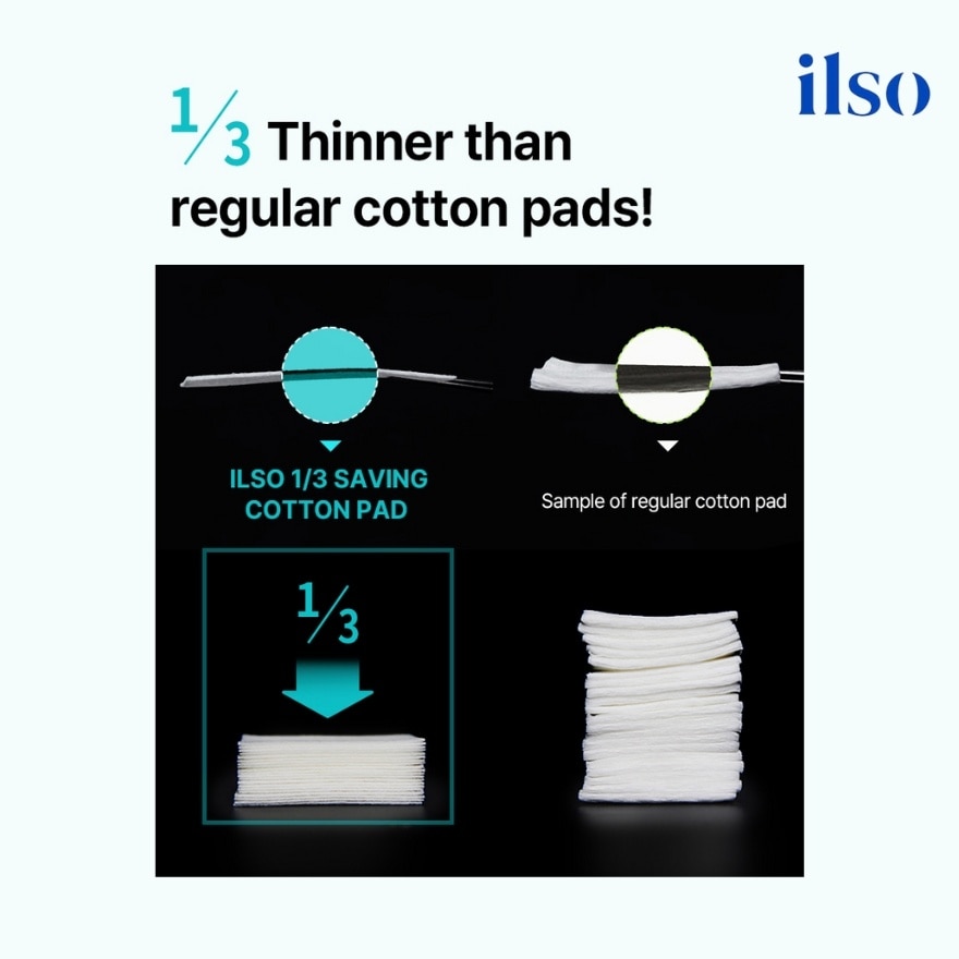 1/3 Saving Ultra Thin Cotton Pad 40s