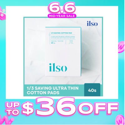ILSO - 1/3 Saving Ultra Thin Cotton Pad 40s