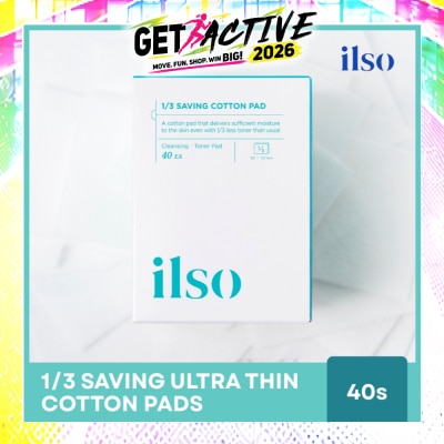 ILSO - 1/3 Saving Ultra Thin Cotton Pad 40s image