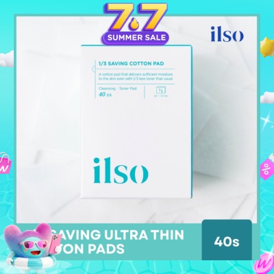 ILSO - 1/3 Saving Ultra Thin Cotton Pad 40s