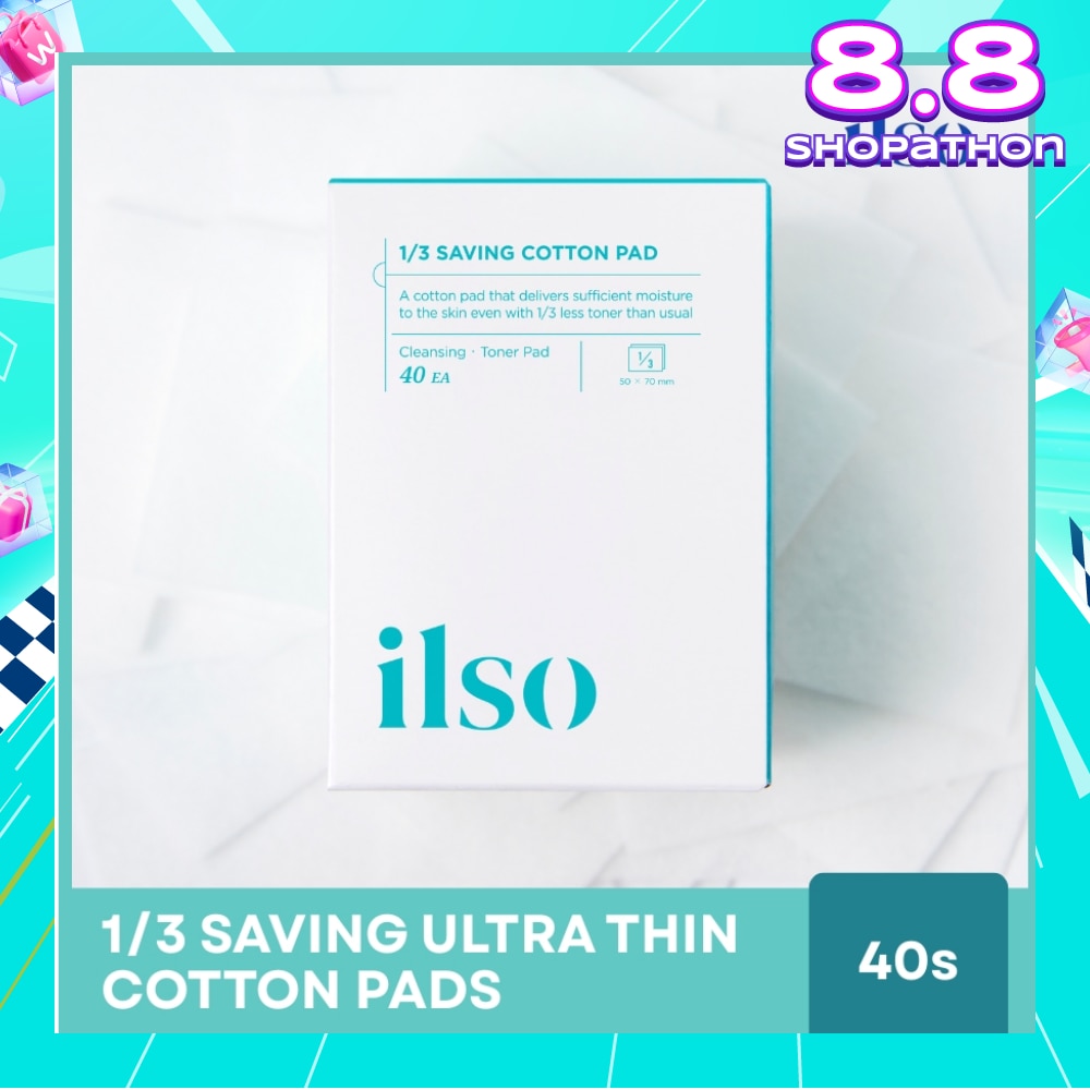 1/3 Saving Ultra Thin Cotton Pad 40s