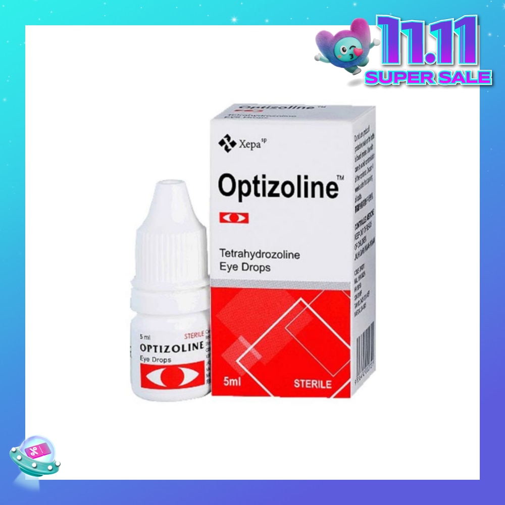 Tetrahydrozoline Sterile Eye Drops (Relieves Burning, Itching, Excessive Tears and Redness due to Conjuntival Allergies) 5ml