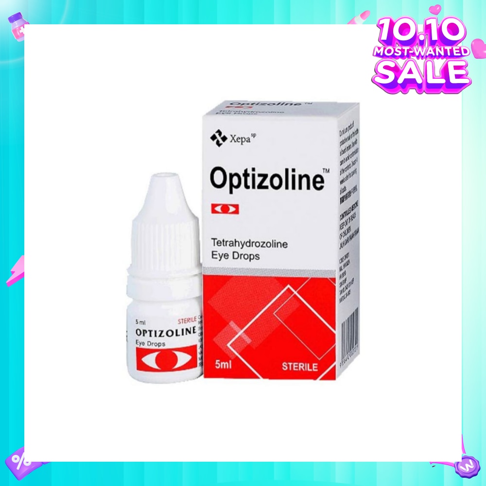 Tetrahydrozoline Sterile Eye Drops (Relieves Burning, Itching, Excessive Tears and Redness due to Conjuntival Allergies) 5ml