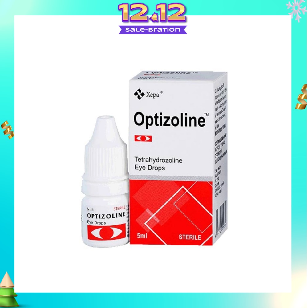Tetrahydrozoline Sterile Eye Drops (Relieves Burning, Itching, Excessive Tears and Redness due to Conjuntival Allergies) 5ml