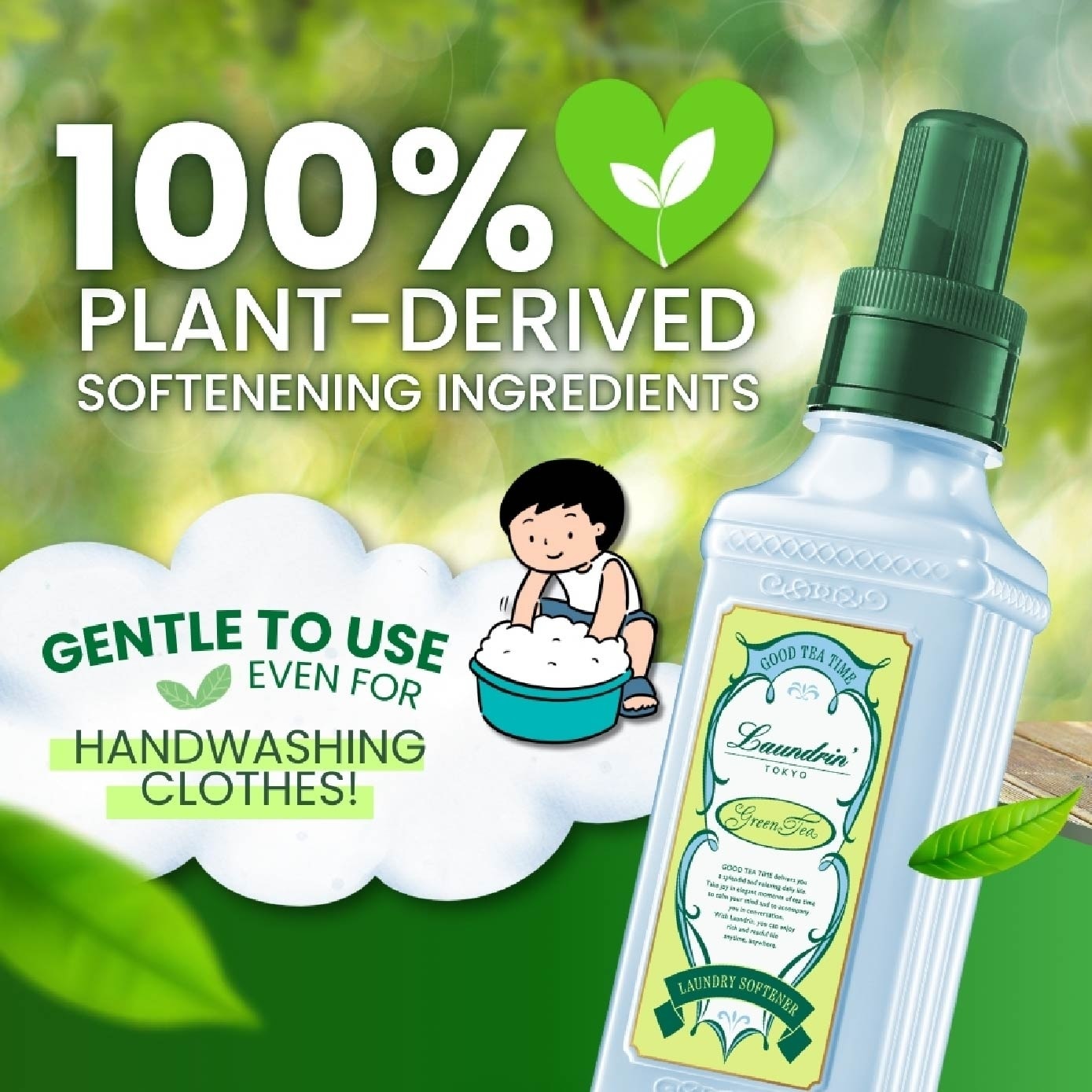 Laundry Softener Green Tea 600ml