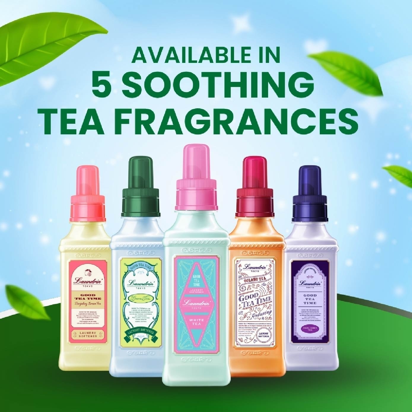 Laundry Softener Green Tea 600ml