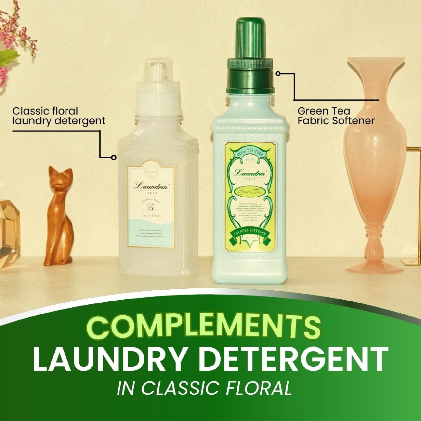 Laundry Softener Green Tea 600ml