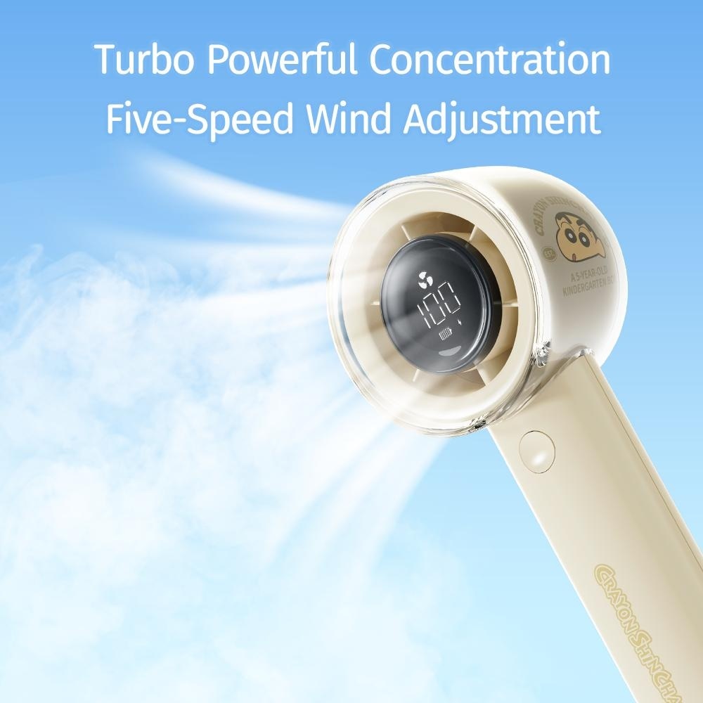 F11 High-Speed Turbo Fan with Digital Display Pink 1s