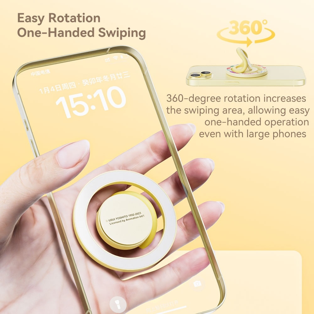 N10 Magnetic Phone Ring Stand 1s