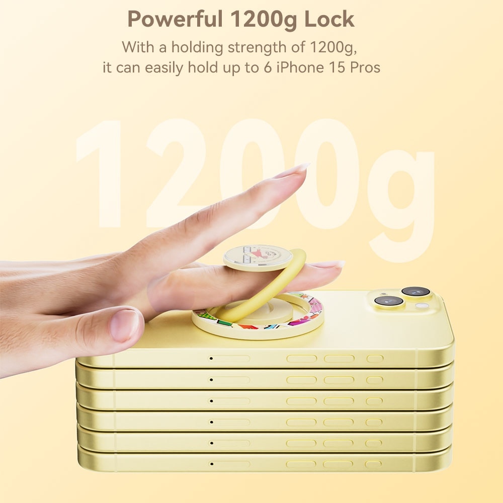 N10 Magnetic Phone Ring Stand 1s