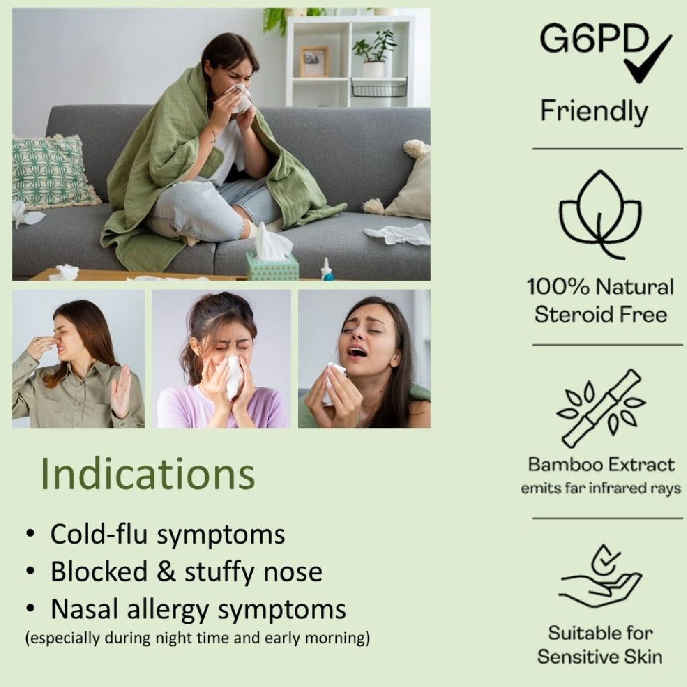 Flu Relief Medical Patch For Children 6s