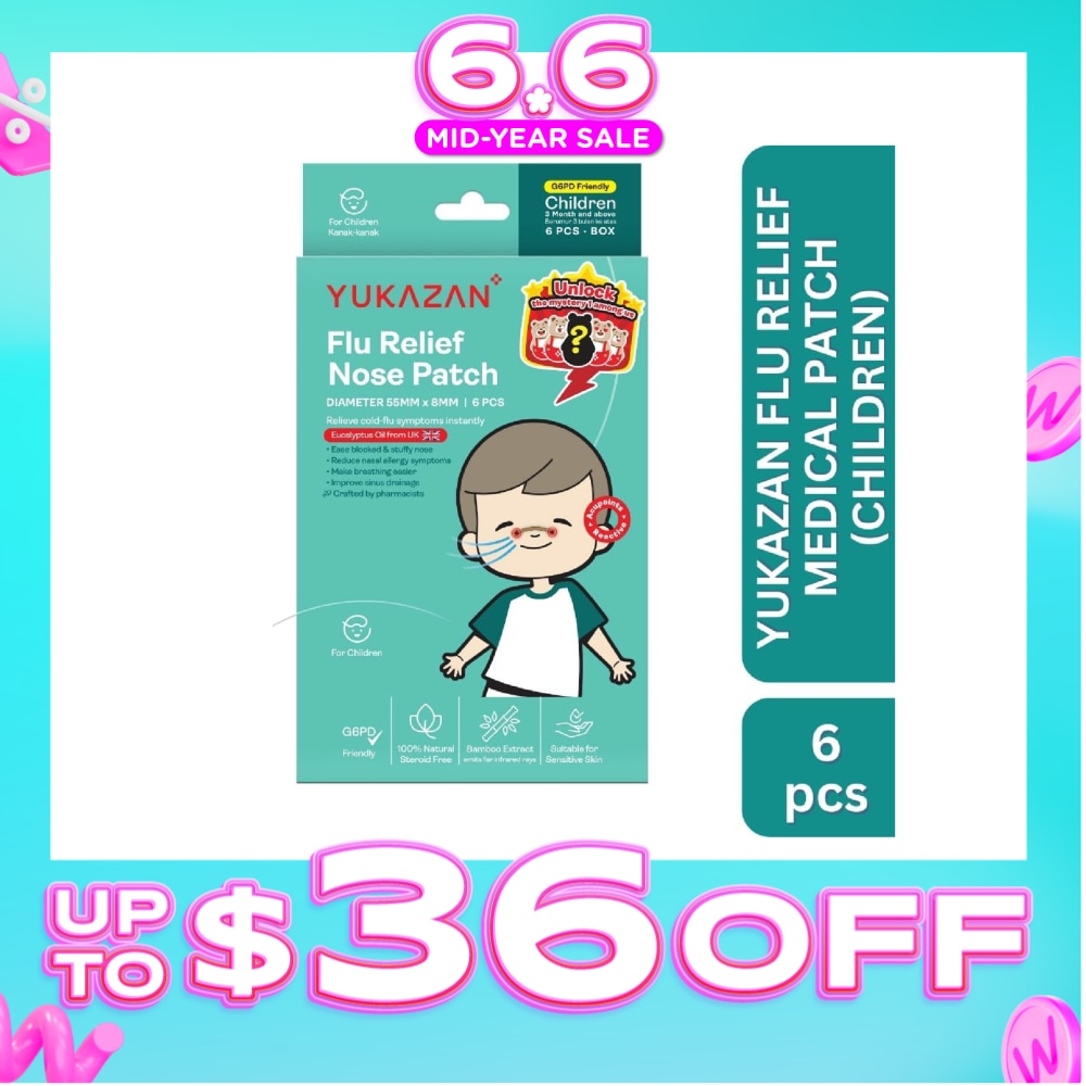 Flu Relief Medical Patch For Children 6s