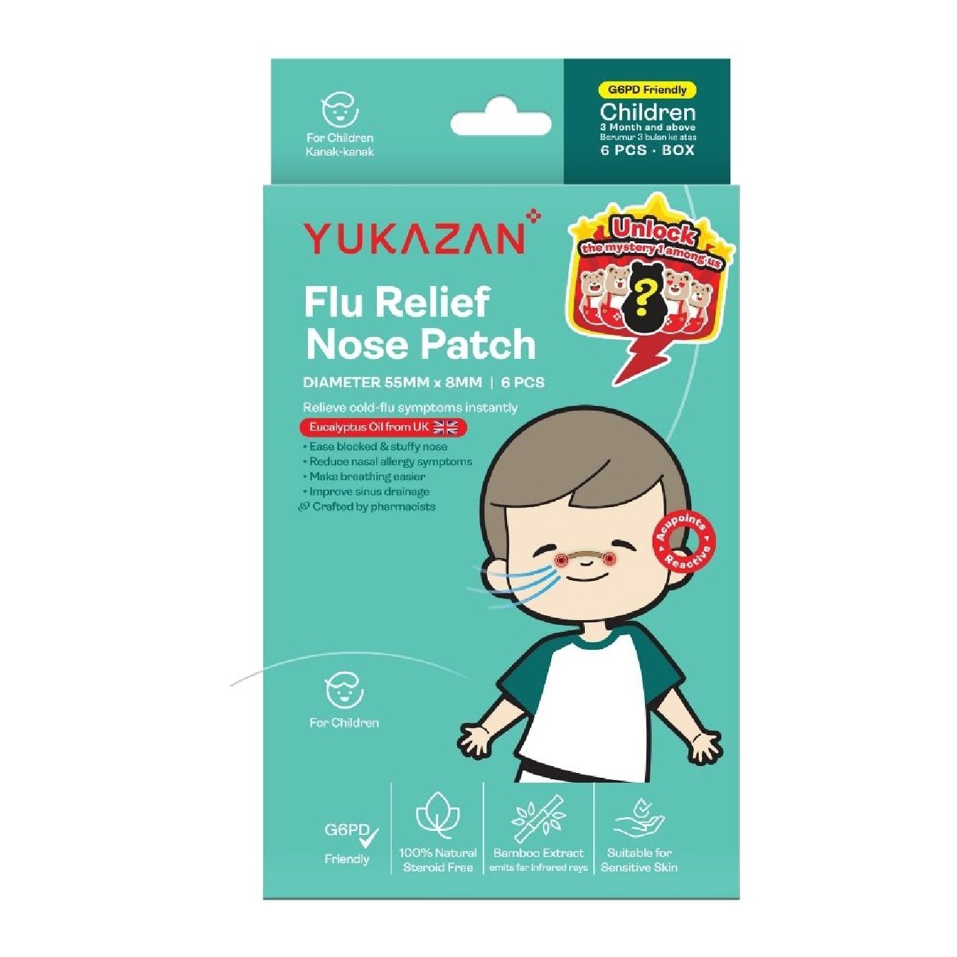 Flu Relief Medical Patch For Children 6s