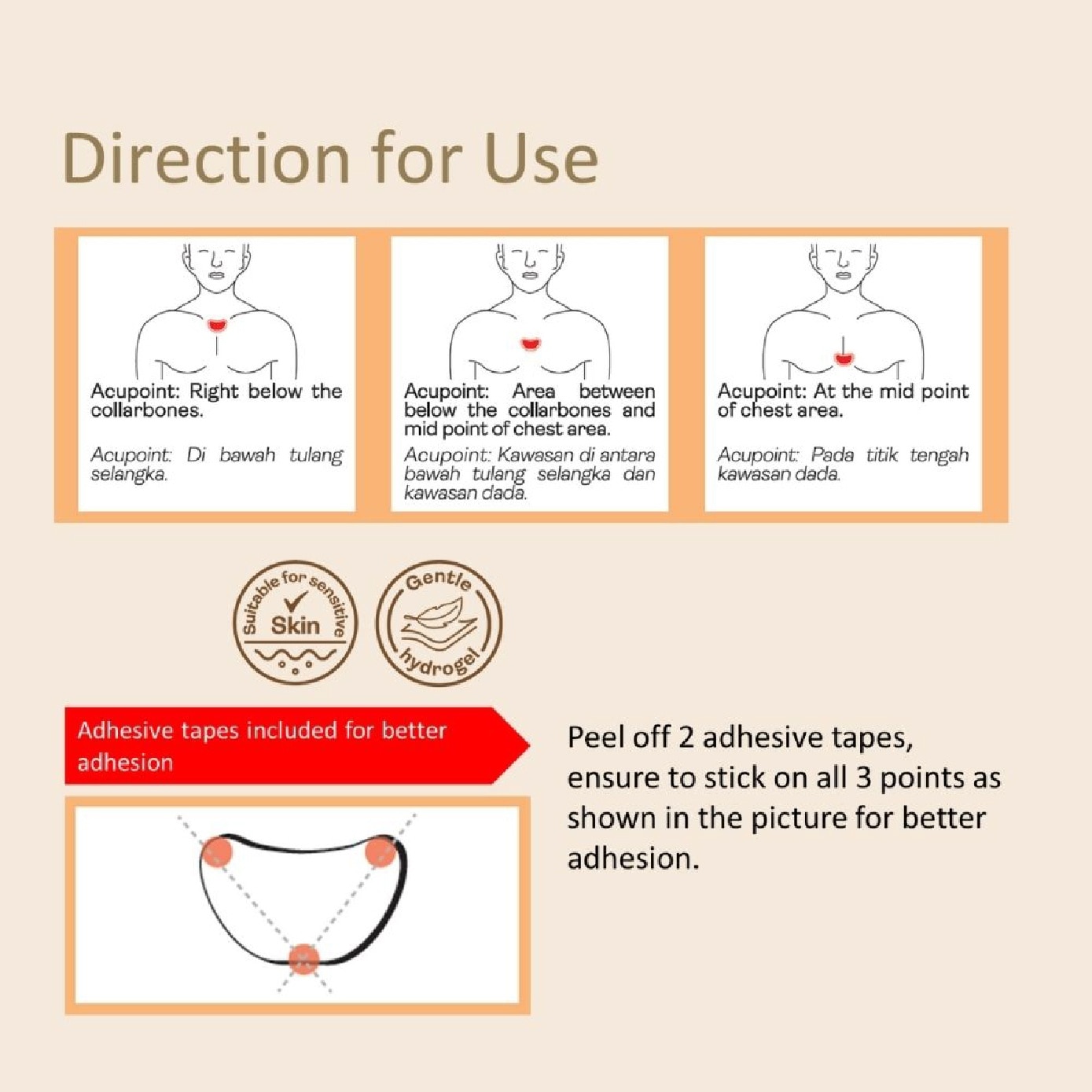 Cough Relief Medical Patch For Children 6s