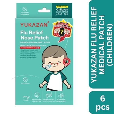 YUKAZAN Flu Relief Medical Patch For Children 6s