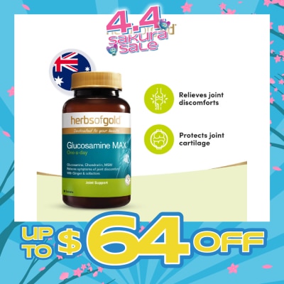 HERBS OF GOLD - Glucosamine MAX 1500mg Tablet 30s