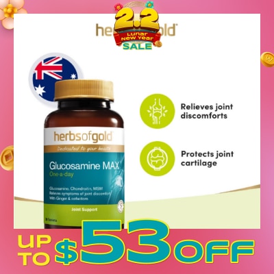 HERBS OF GOLD Glucosamine MAX 1500mg Tablet 30s