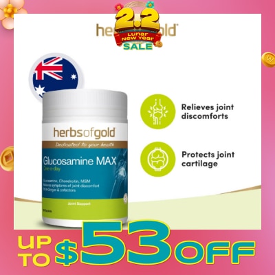 HERBS OF GOLD Glucosamine MAX 1500mg Tablet 100s