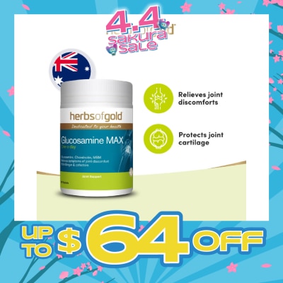 HERBS OF GOLD - Glucosamine MAX 1500mg Tablet 100s