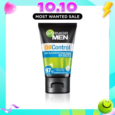 GARNIER MEN MEN Oil Control Icy Scrub (Oil Control) 100ml image