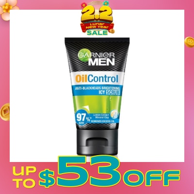 GARNIER MEN MEN Oil Control Icy Scrub (Oil Control) 100ml