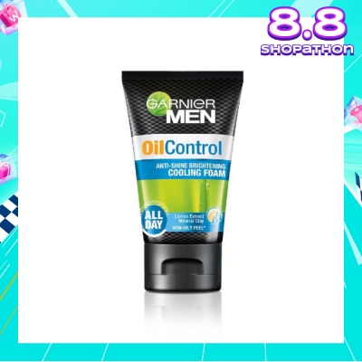 GARNIER MEN MEN Oil Control Anti-Shine Brightening Foam (Oil Control) 100ml