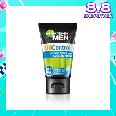 GARNIER MEN MEN Oil Control Anti-Shine Brightening Foam (Oil Control) 100ml