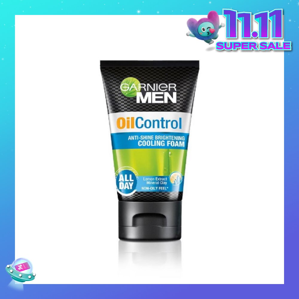 MEN Oil Control Anti-Shine Brightening Foam (Oil Control) 100ml