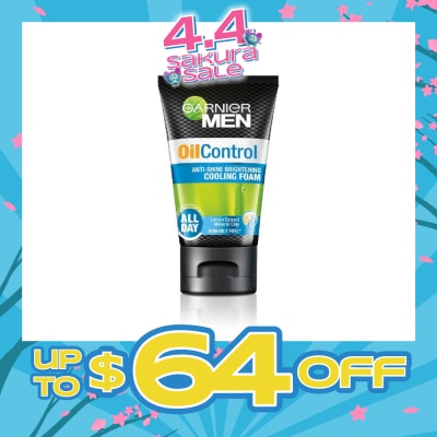 GARNIER MEN - MEN Oil Control Anti-Shine Brightening Foam (Oil Control) 100ml