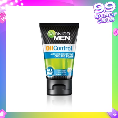 GARNIER MEN MEN Oil Control Anti-Shine Brightening Foam (Oil Control) 100ml