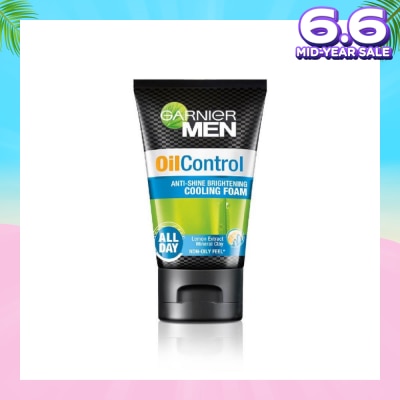 GARNIER MEN MEN Oil Control Anti-Shine Brightening Foam (Oil Control) 100ml