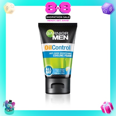 GARNIER MEN - MEN Oil Control Anti-Shine Brightening Foam (Oil Control) 100ml