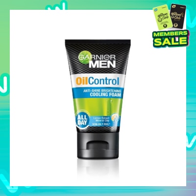 GARNIER MEN MEN Oil Control Anti-Shine Brightening Foam (Oil Control) 100ml