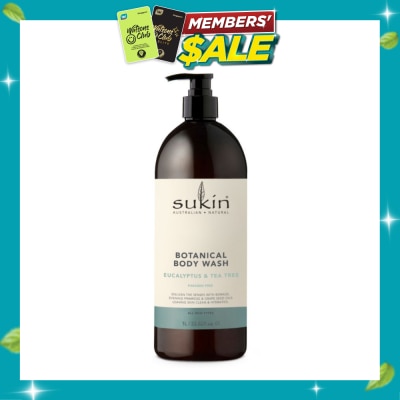 SUKIN Eucalyptus & Tea Tree Botanical Body Wash (Purify, Hydrate and Soften the Skin) 1L image
