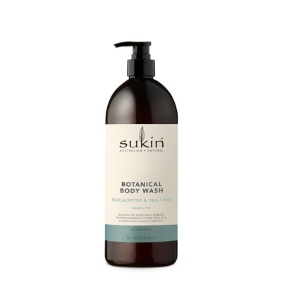 SUKIN Eucalyptus & Tea Tree Botanical Body Wash (Purify, Hydrate and Soften the Skin) 1L