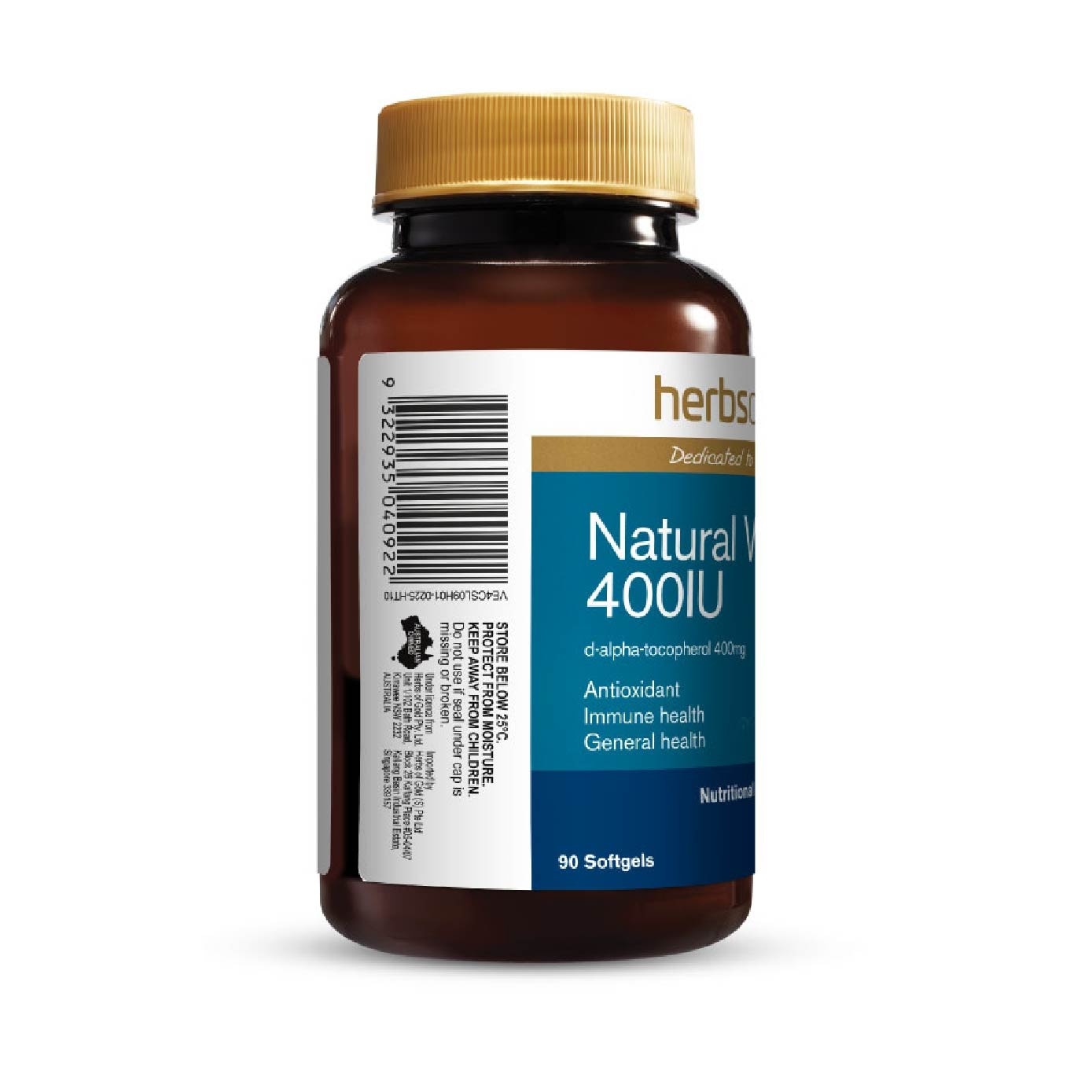 Natural Vitamin E 400IU 90s