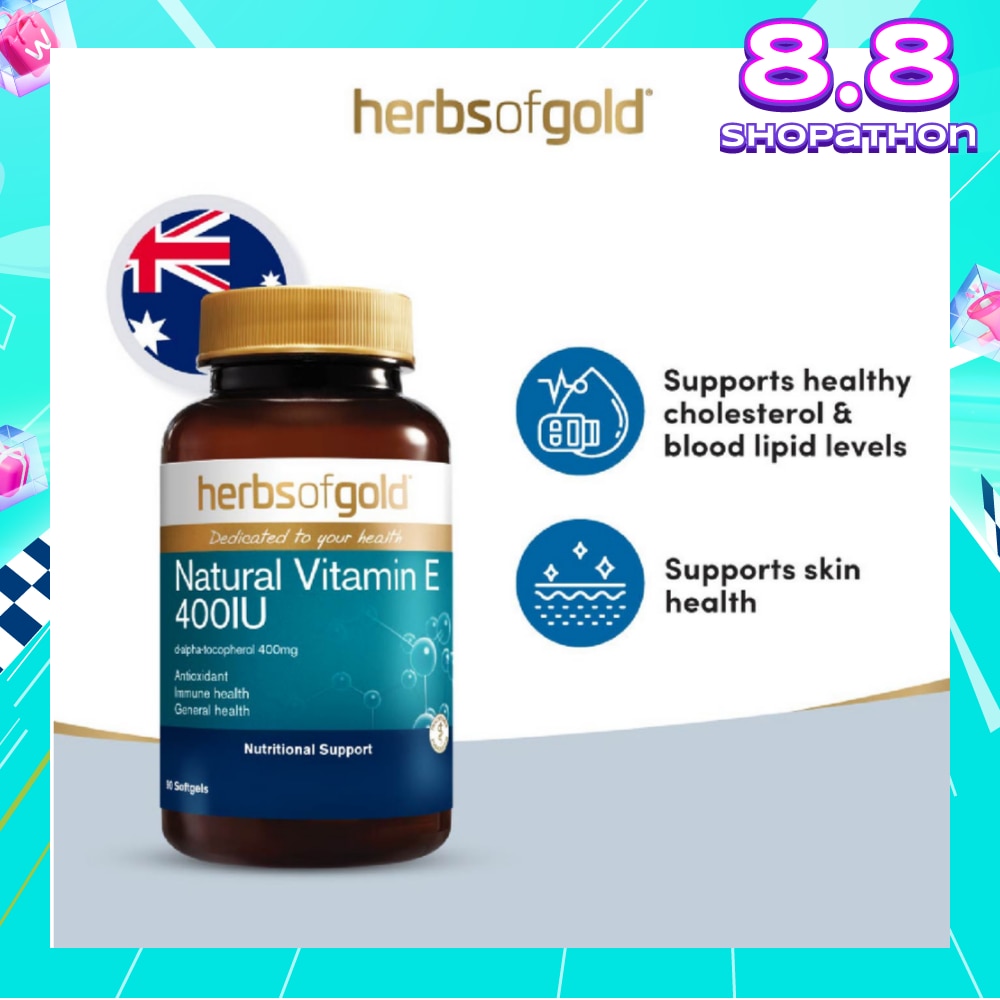 Natural Vitamin E 400IU 90s
