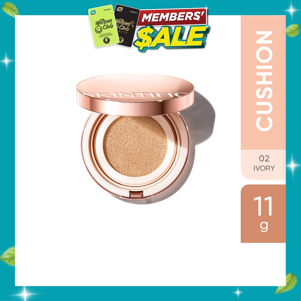SKINTIFIC Cover All Perfect BB Cushion 02 Ivory 11g | Face