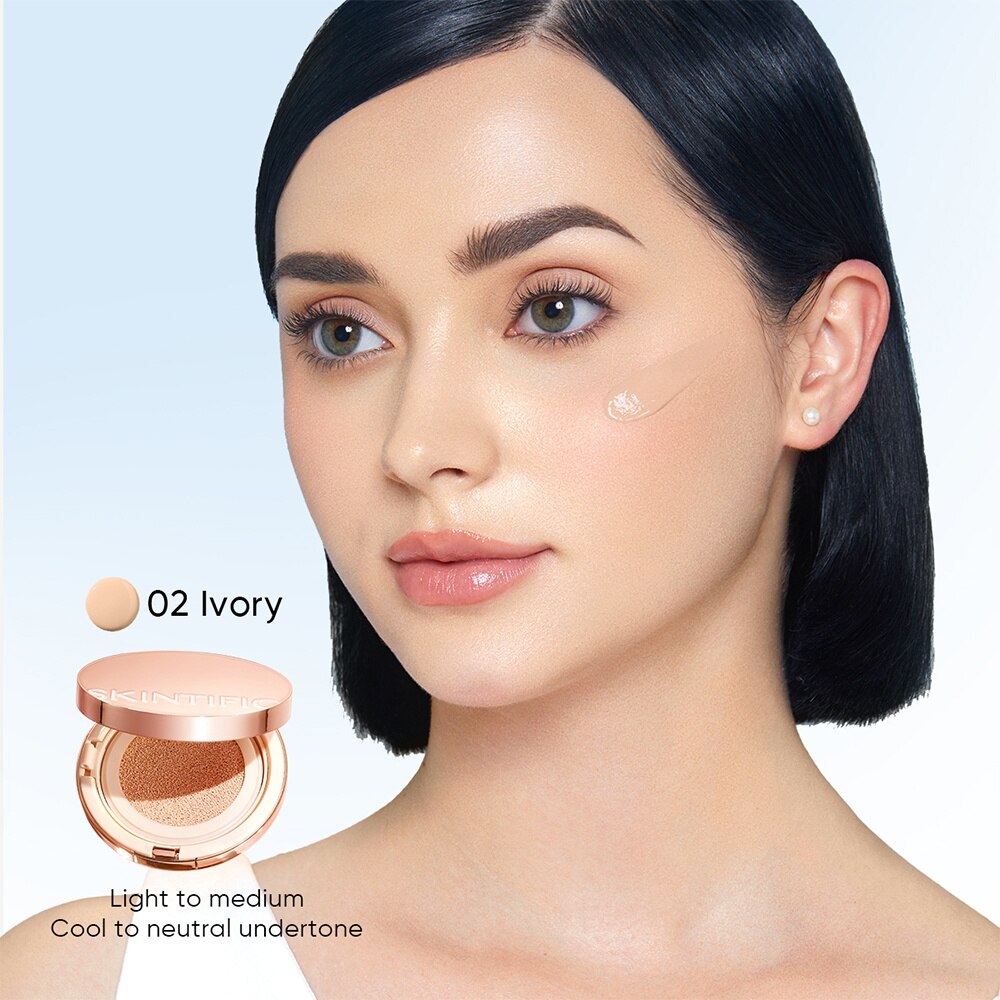 SKINTIFIC Cover All Perfect BB Cushion 02 Ivory Refill 11g | Face