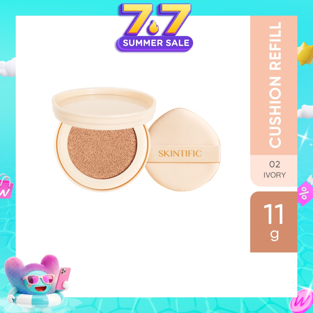 SKINTIFIC Cover All Perfect BB Cushion 02 Ivory Refill 11g | Face